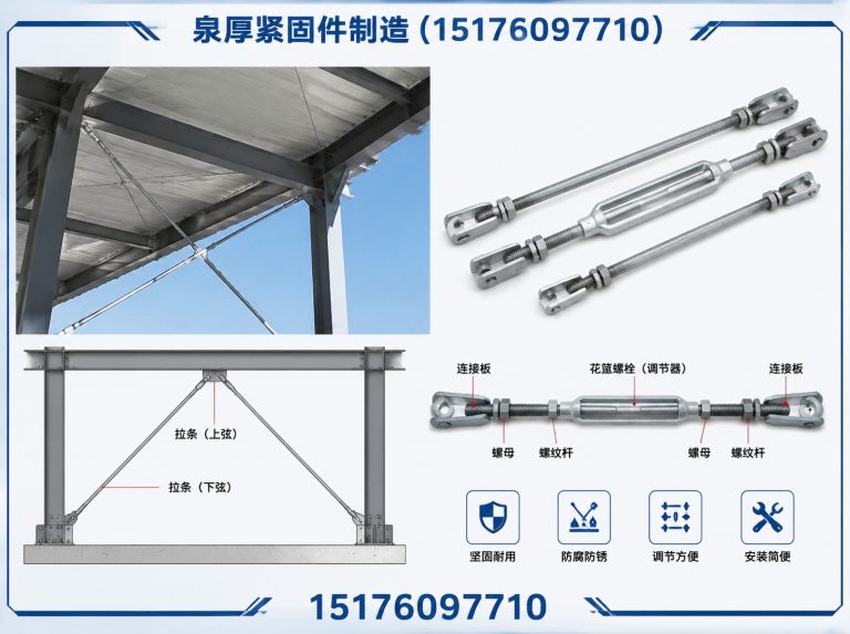 峰峰矿区钢结构拉条展示图